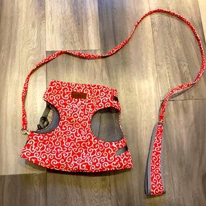 Large cat or small dog harness